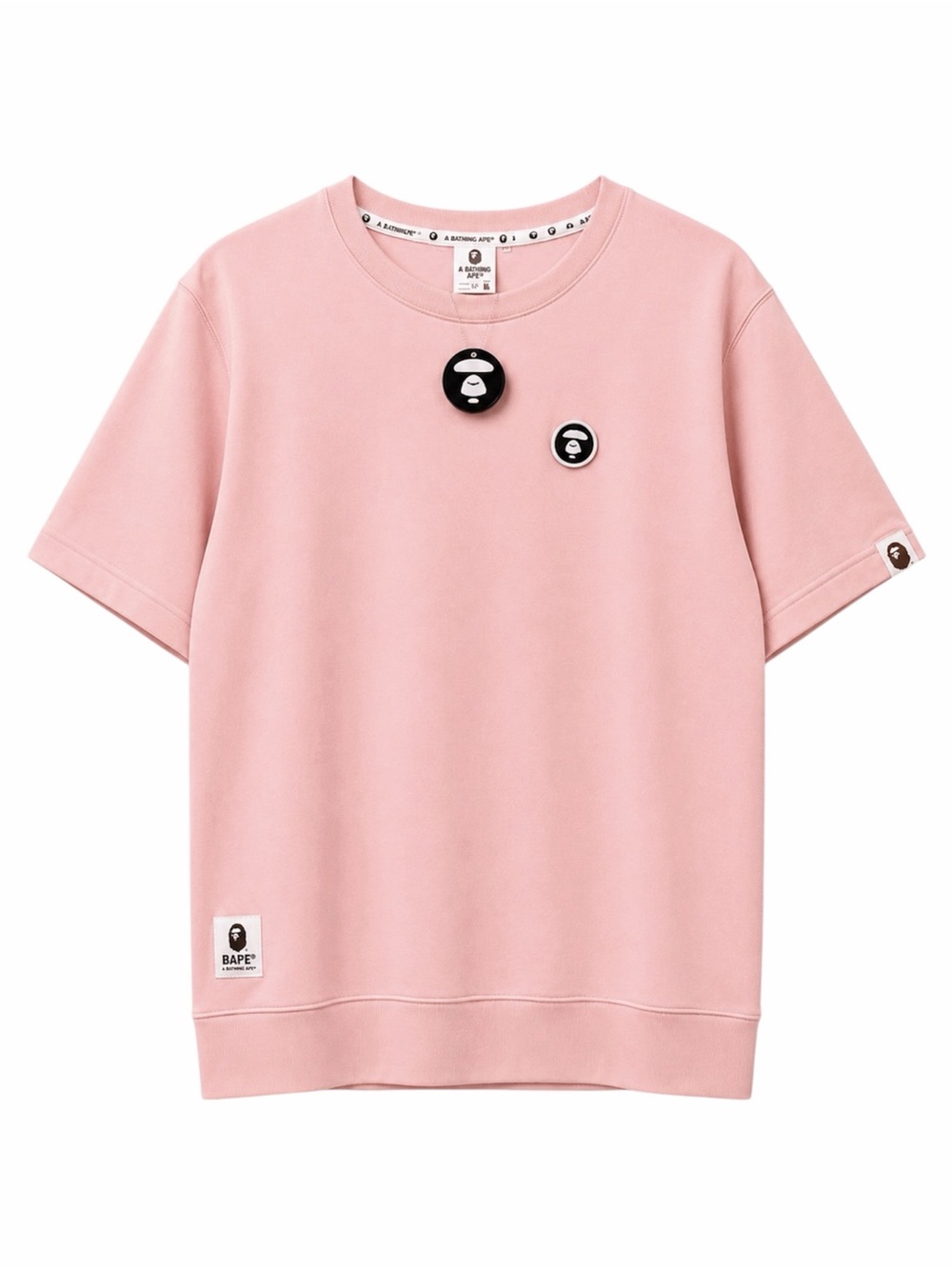 *HTF* AAPE BY A BATHING APE BABY PINK T-SHIRT SZ LARGE - BNWT